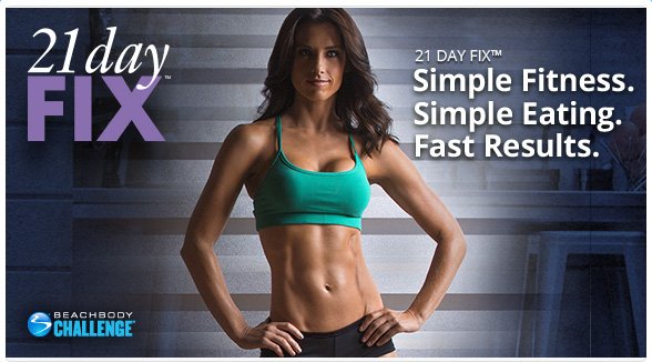 I actually worked out 21 Days in a row with the 21 Day Fix! 
